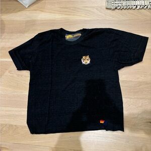Aviator Nation Tiger Embroidery T-Shirt 
color - black/charcoal